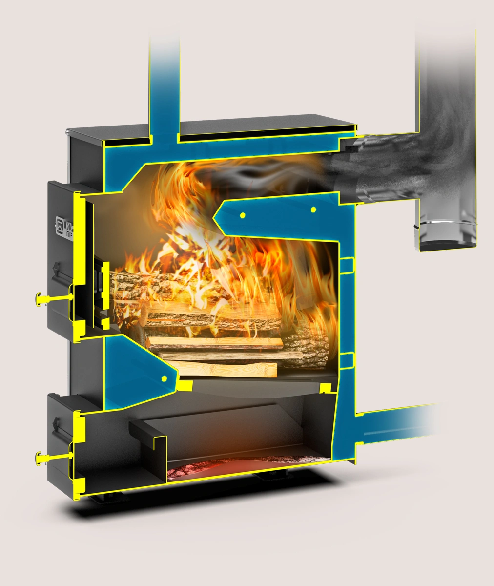 Твердотопливный котел Куппер ПРАКТИК-14 (1.1) - Теплодар