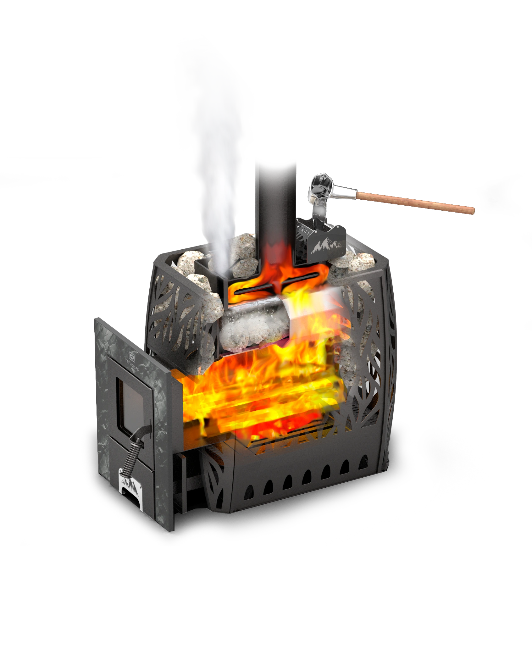 Печь для финской сауны Скала 12Т - Теплодар